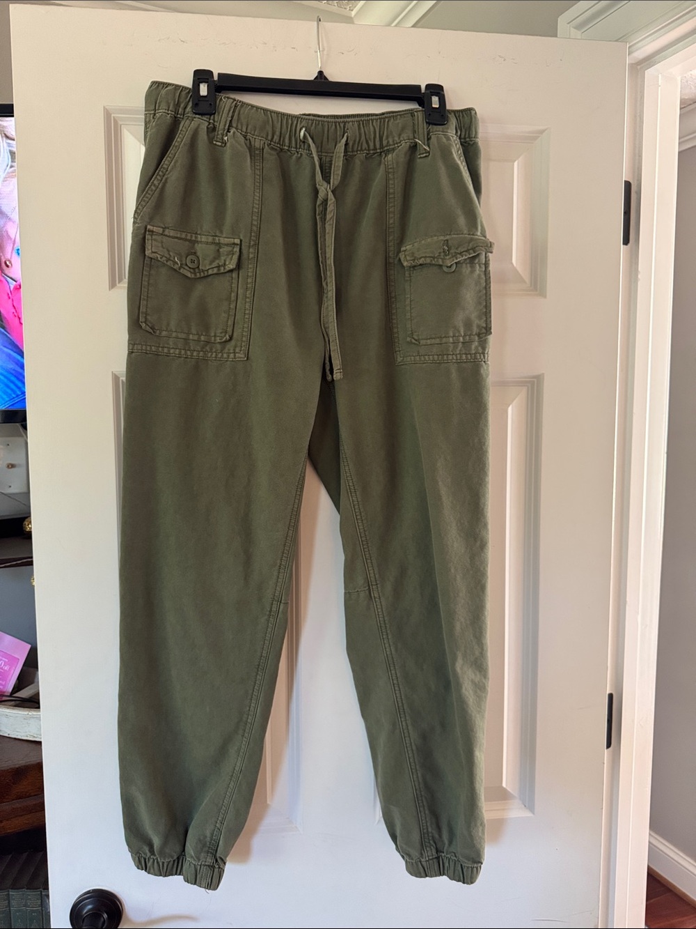 aerie Olive Green Cargo Jogger Pants